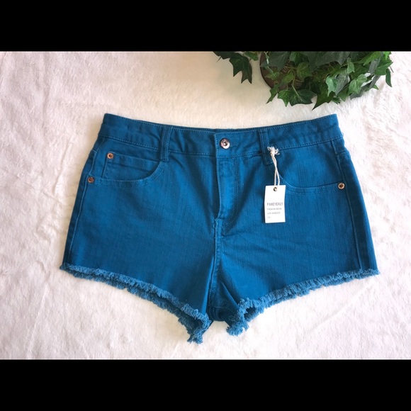 Forever 21 Pants - {5 for $20} Forever 21 Teal/Blue Shorts NWT